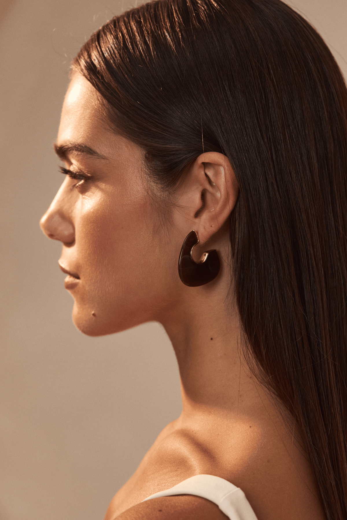 Abstract Brown Hoop