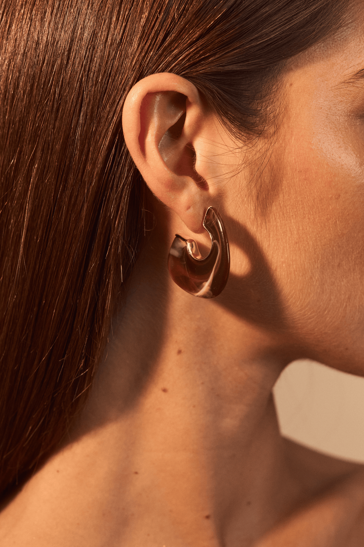 Abstract Brown Hoop