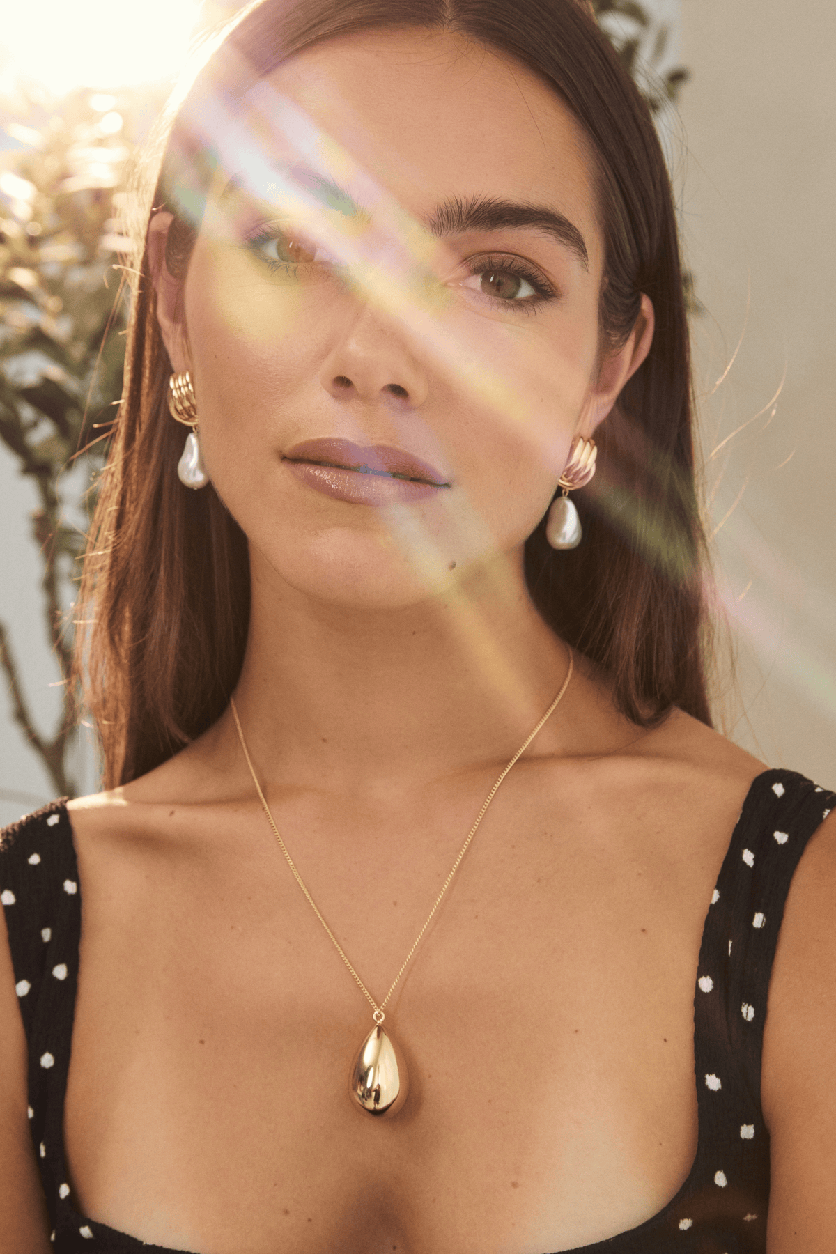 Pear Twist Studs