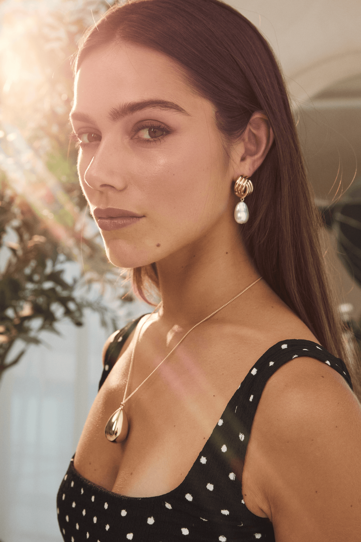 Pear Twist Studs