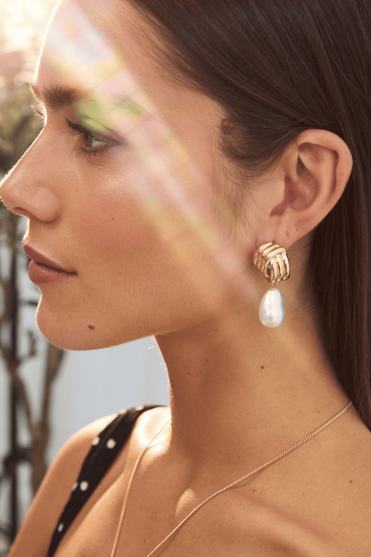 Pear Twist Studs